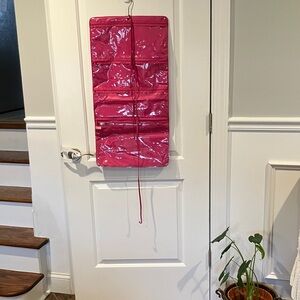 Mary Kay Vibrant Pink Fabric Accessory Holder